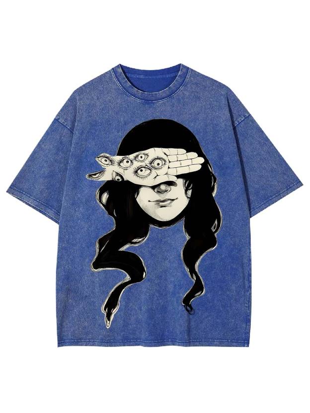 Eyes On Hand Washed Tshirt