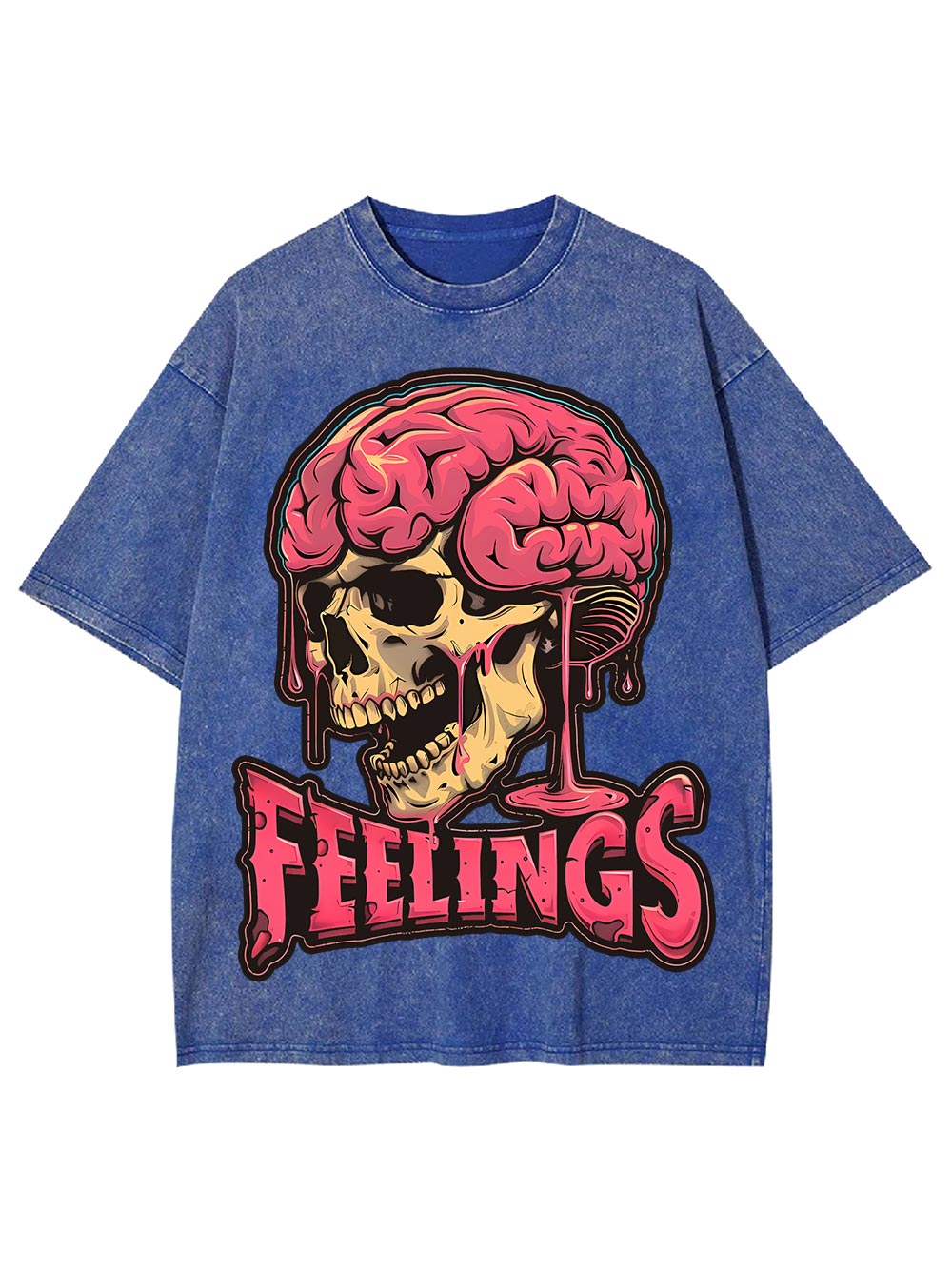 Brain Feelings Washed Tshirt