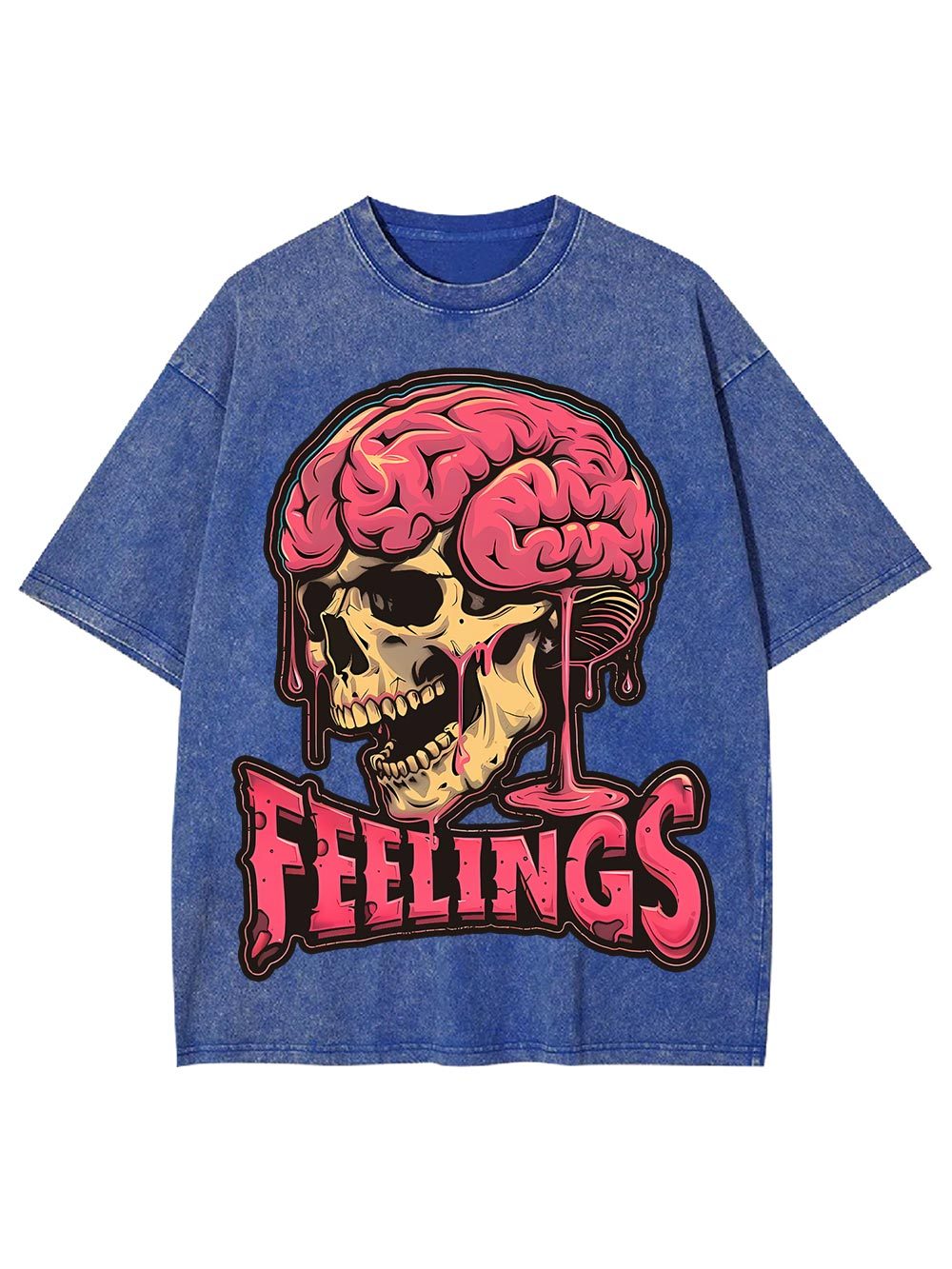 Brain Feelings Washed Tshirt