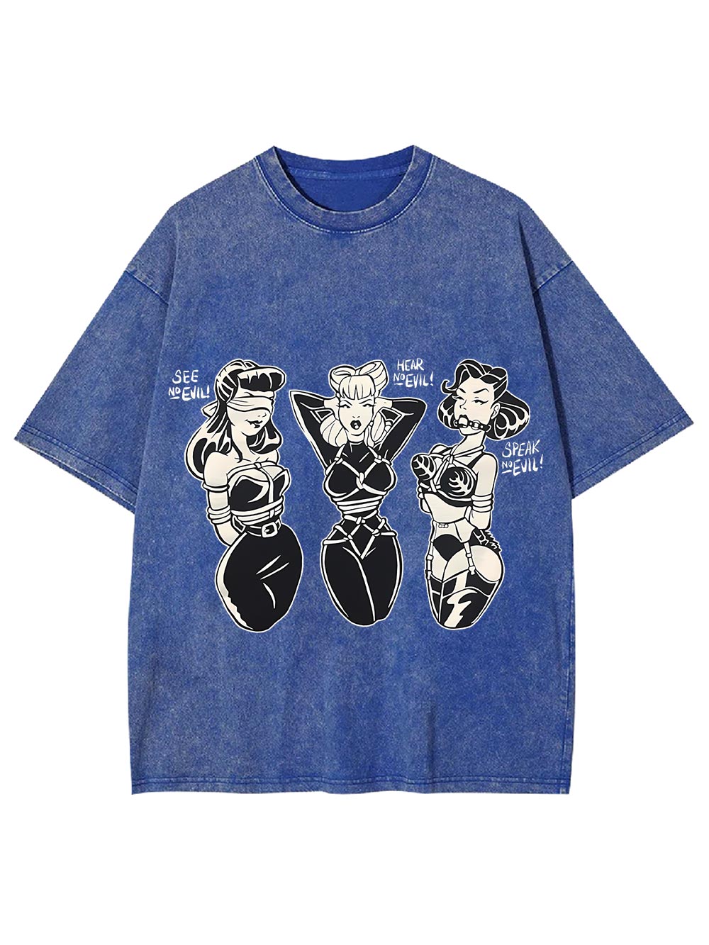 See Hear Speak Washed Tshirt