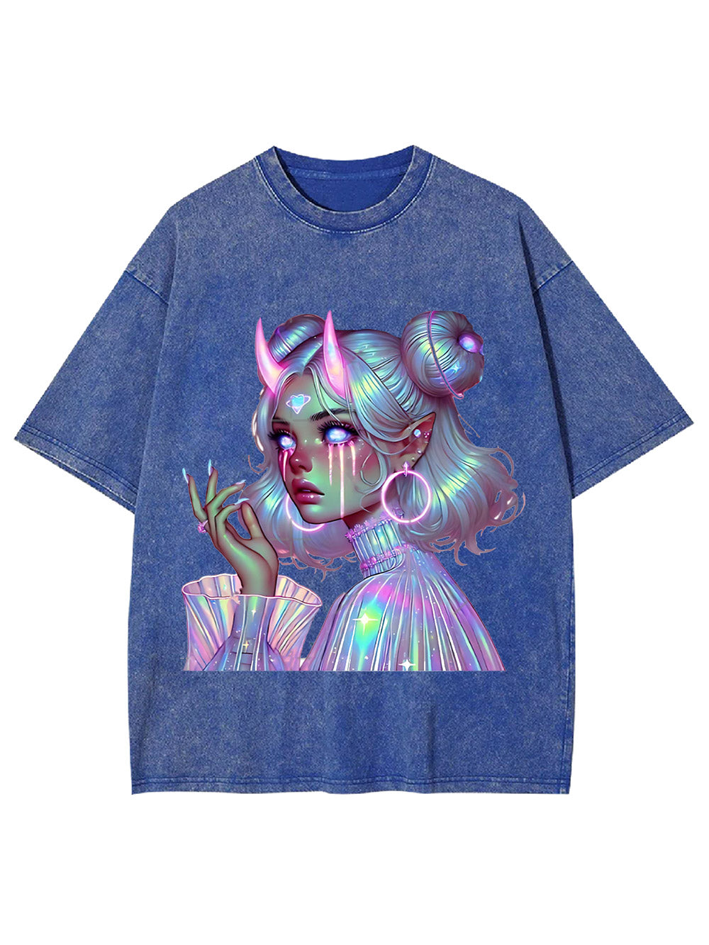 Neon Dreamscape Washed Tshirt