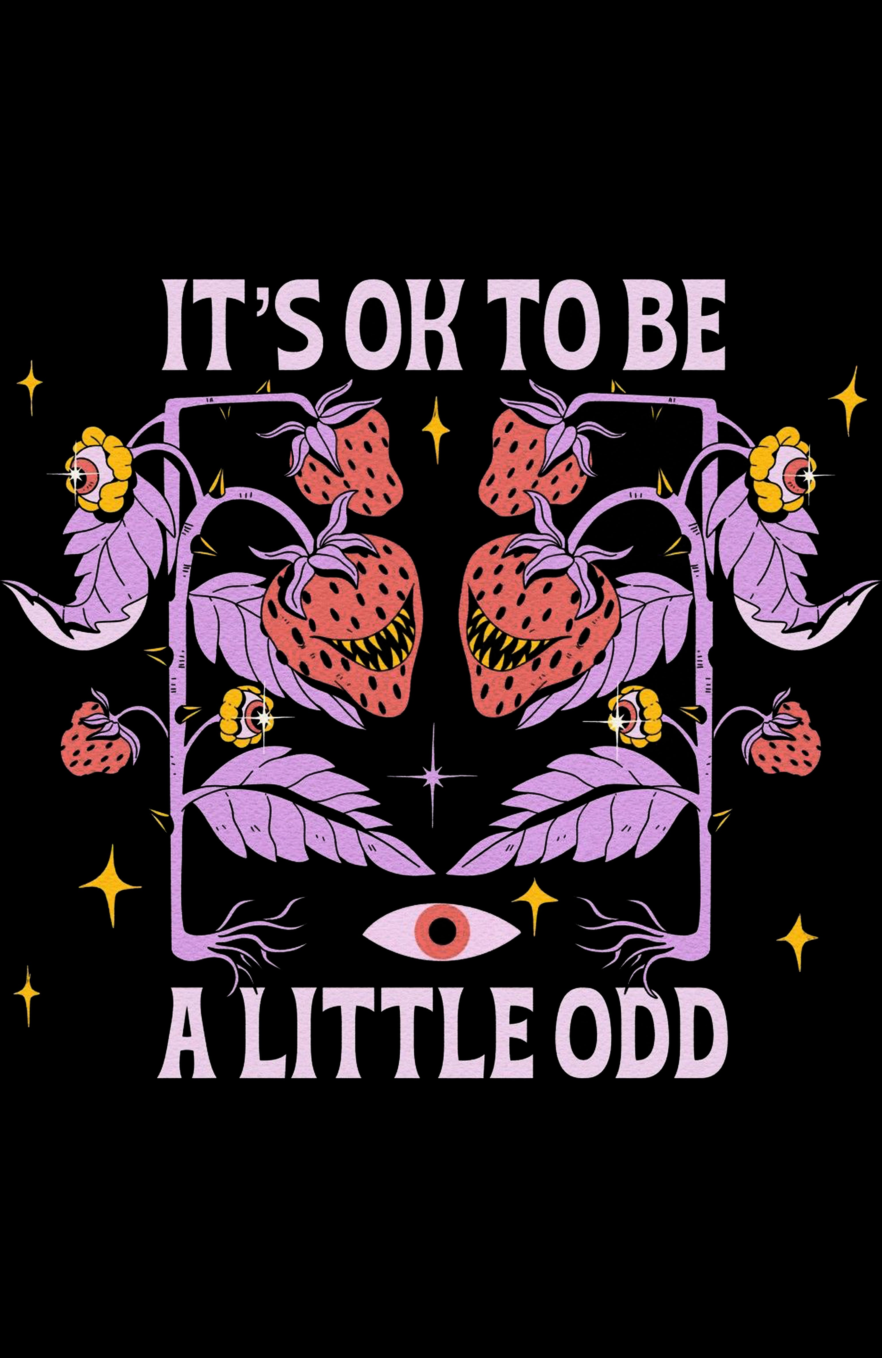 It's Ok To Be A Little Odd Washed Tshirt