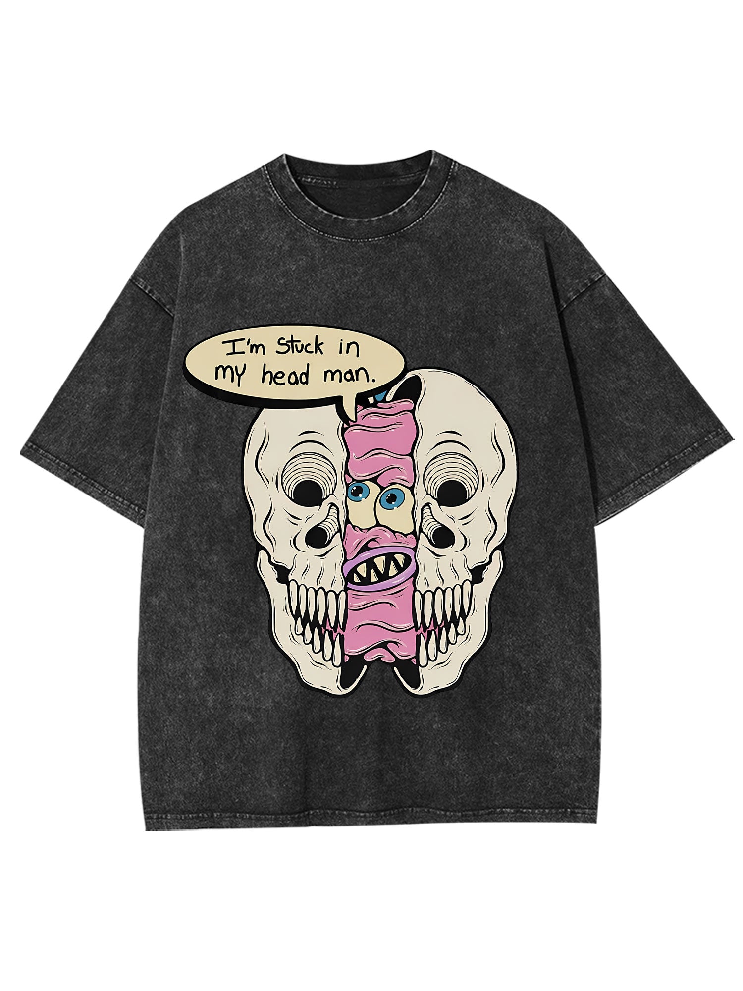Stuck In My Head Washed Tshirt
