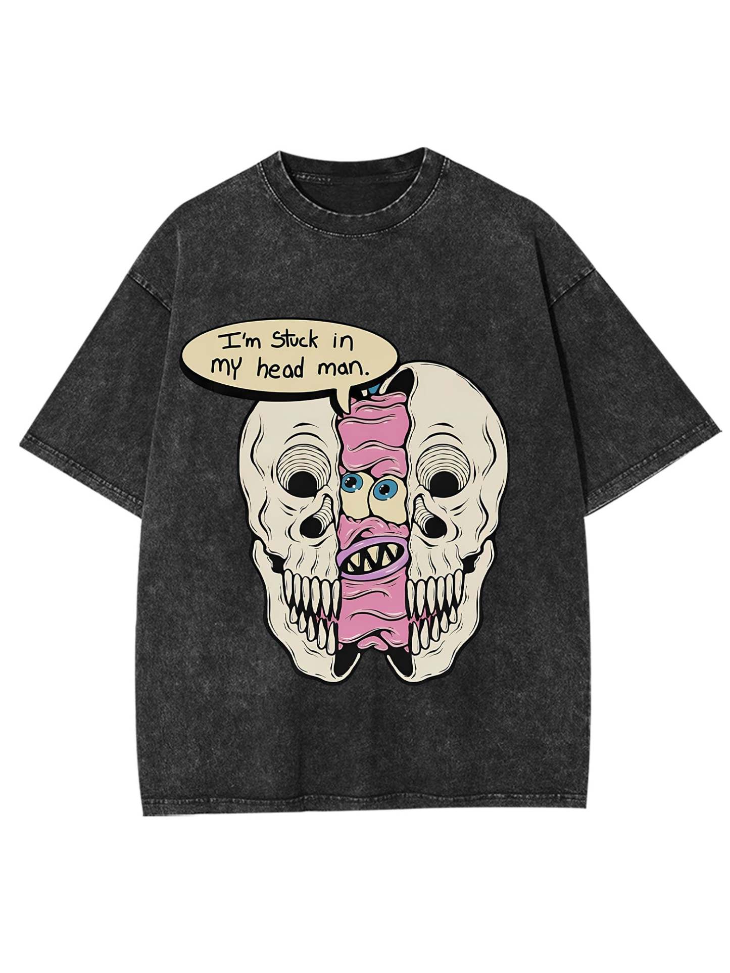 Stuck In My Head Washed Tshirt