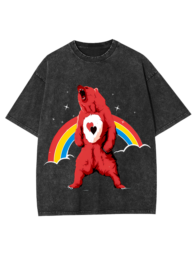 Real Care Bear Washed Tshirt