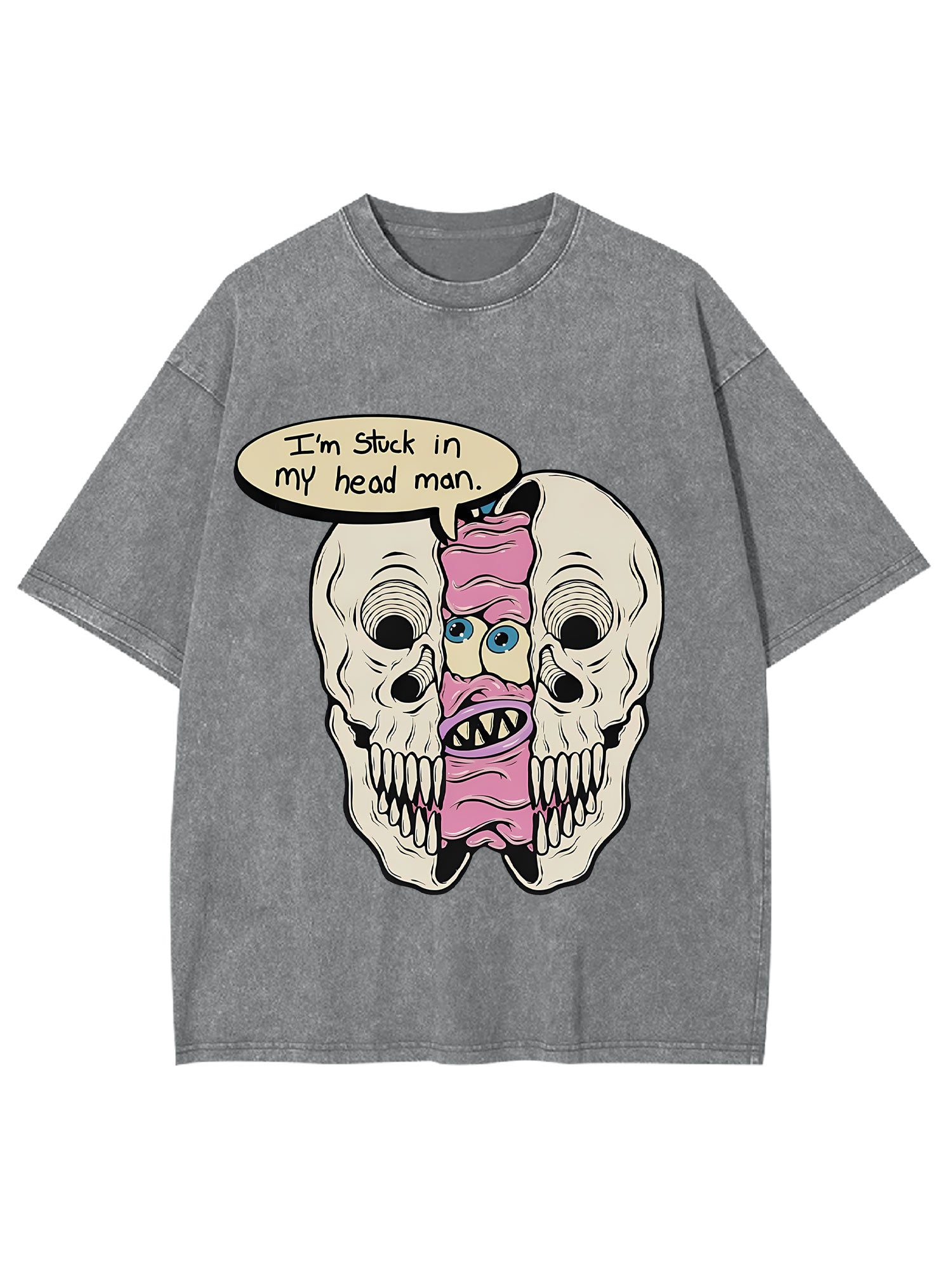 Stuck In My Head Washed Tshirt