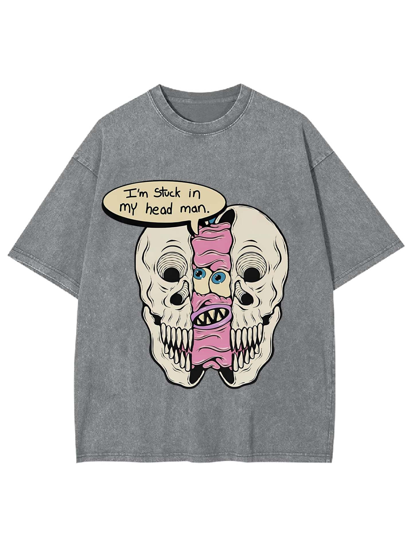 Stuck In My Head Washed Tshirt