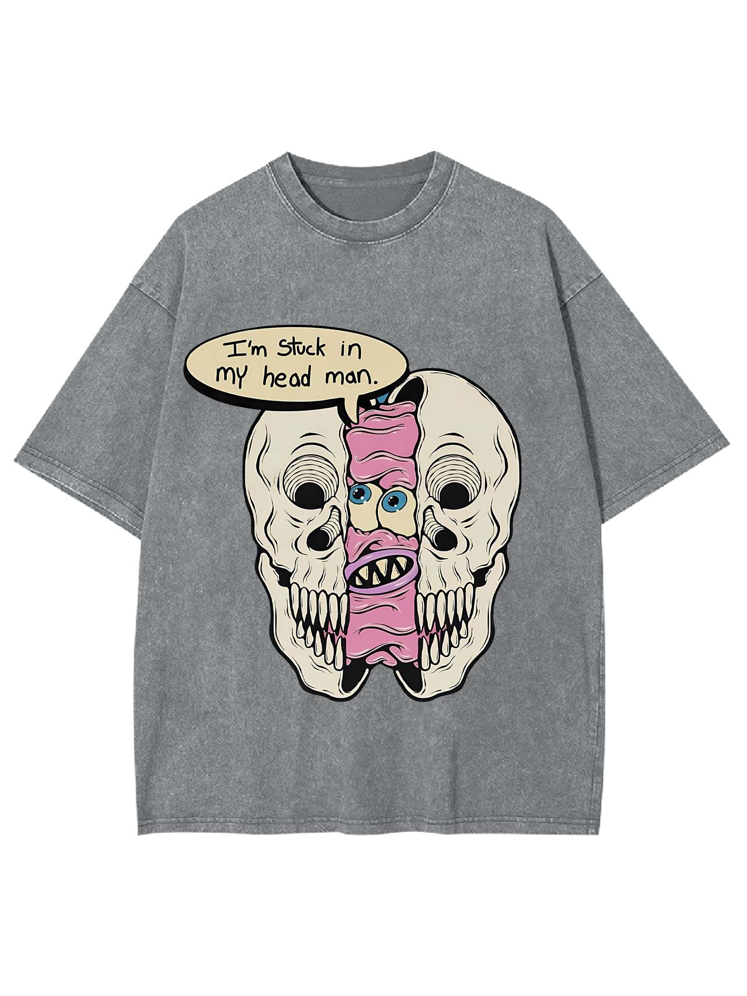 Stuck In My Head Washed Tshirt