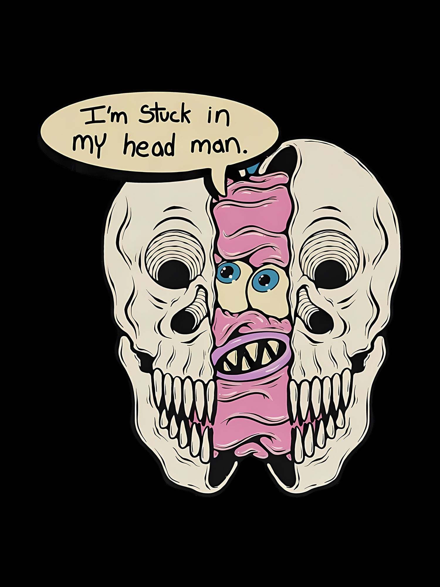 Stuck In My Head Washed Tshirt