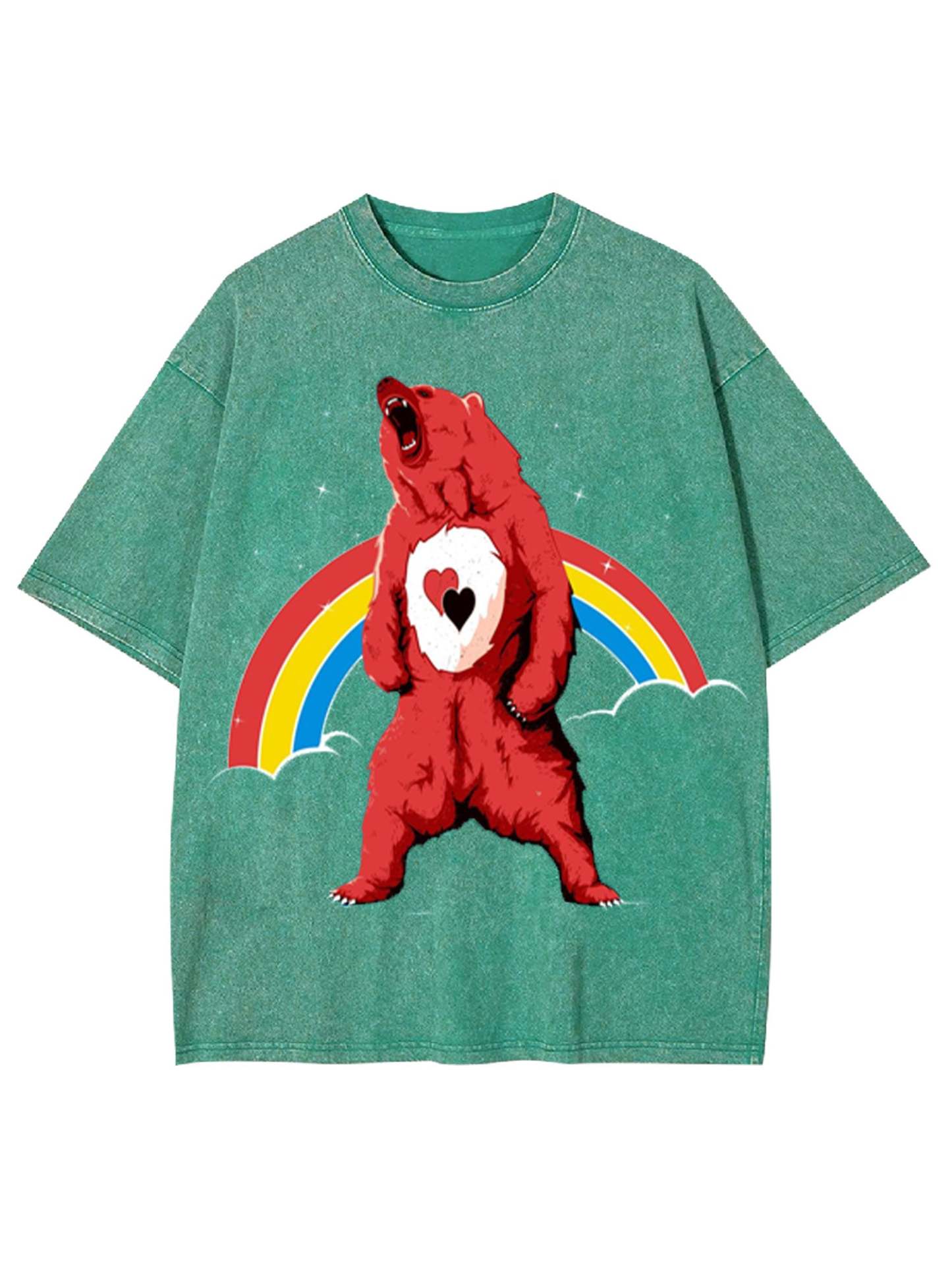 Real Care Bear Washed Tshirt