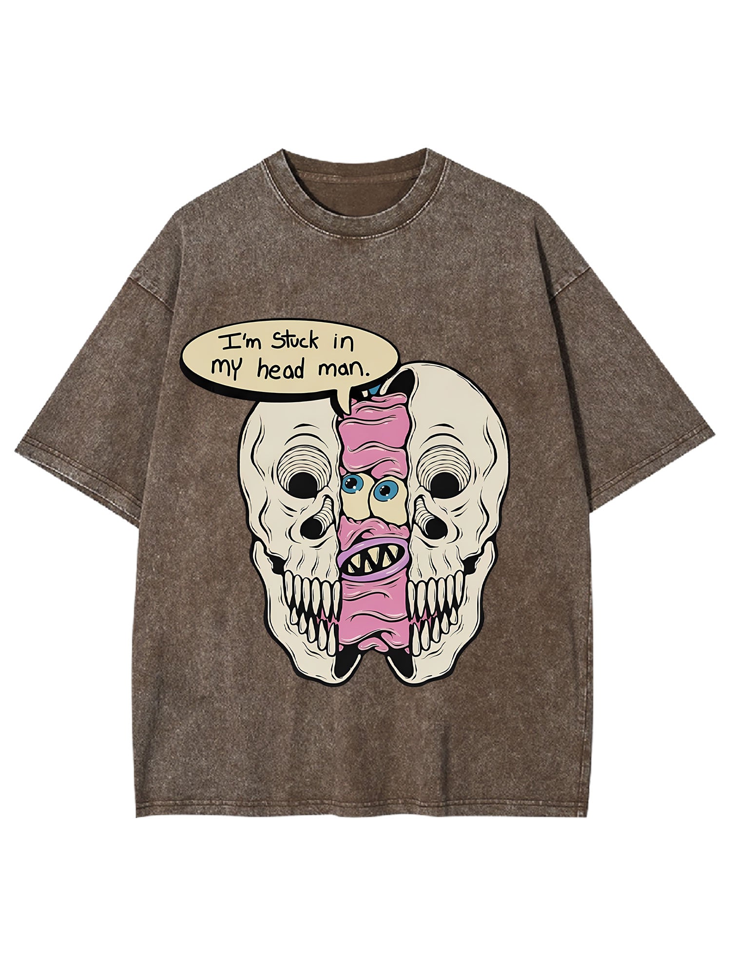 Stuck In My Head Washed Tshirt