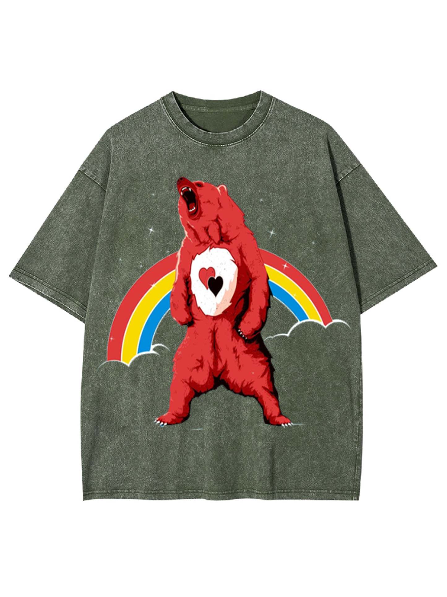 Real Care Bear Washed Tshirt