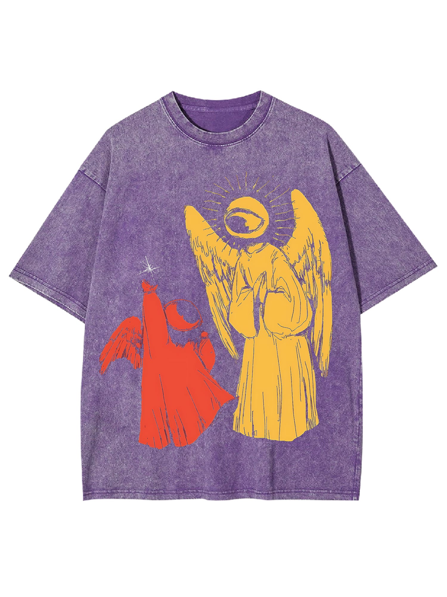 One Eye Angel Washed Tshirt