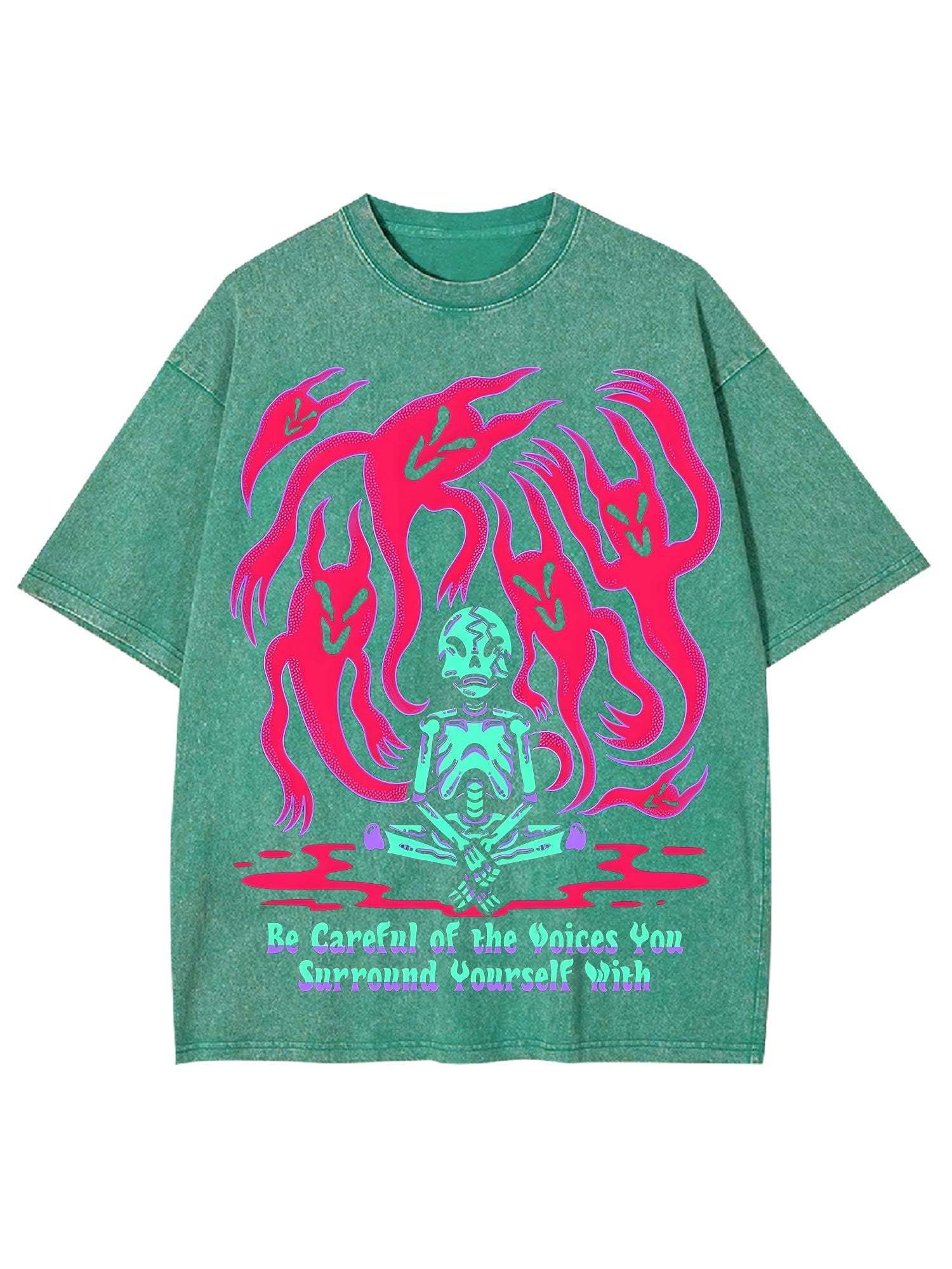 Be Careful Of The Voices You Surround Yourself With Washed Tshirt