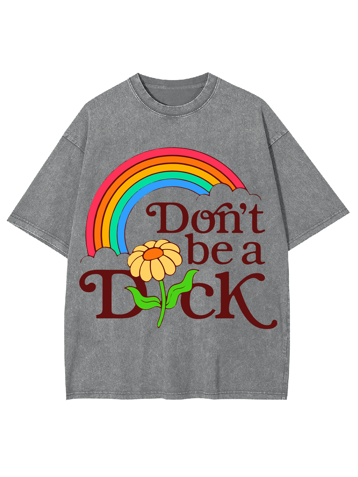 DON'T BE A DICK WASHED TSHIRT