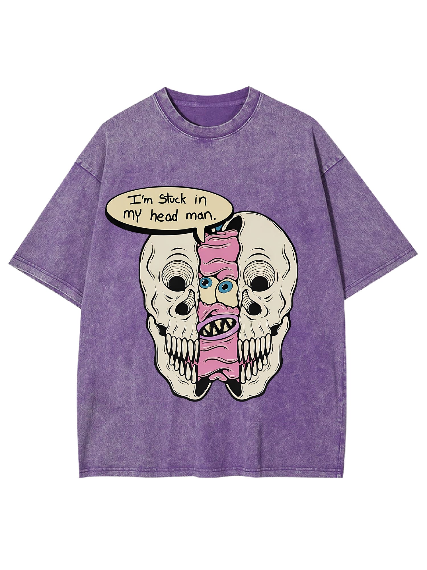Stuck In My Head Washed Tshirt