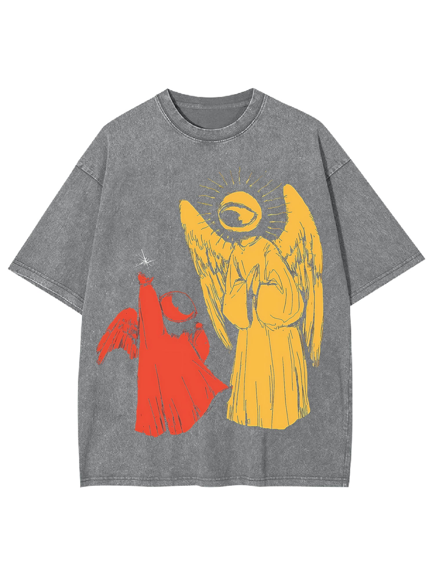 One Eye Angel Washed Tshirt