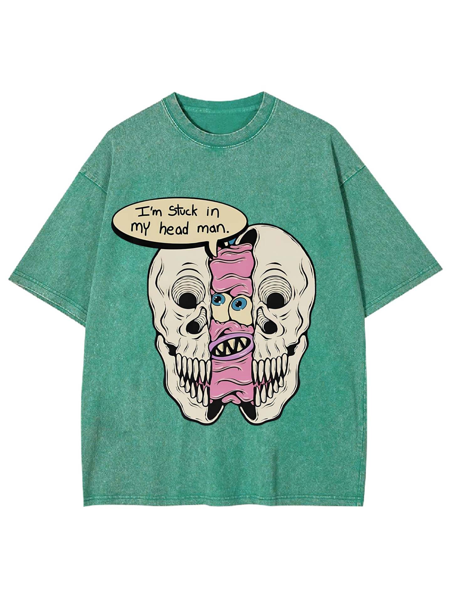 Stuck In My Head Washed Tshirt