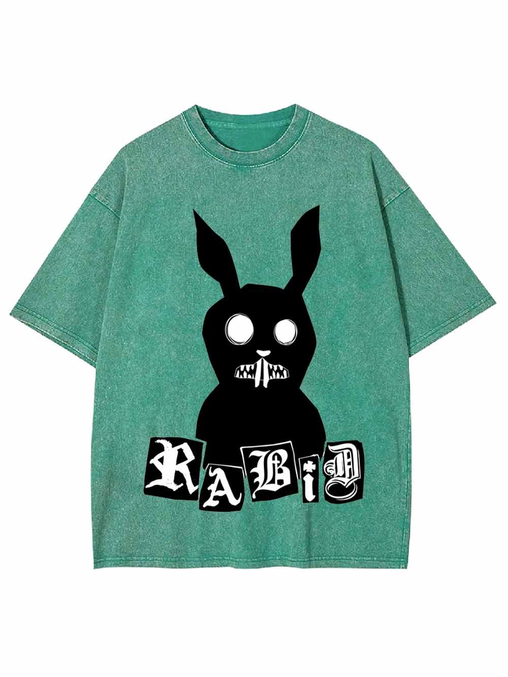 DARK RABBIT WASHED TSHIRT