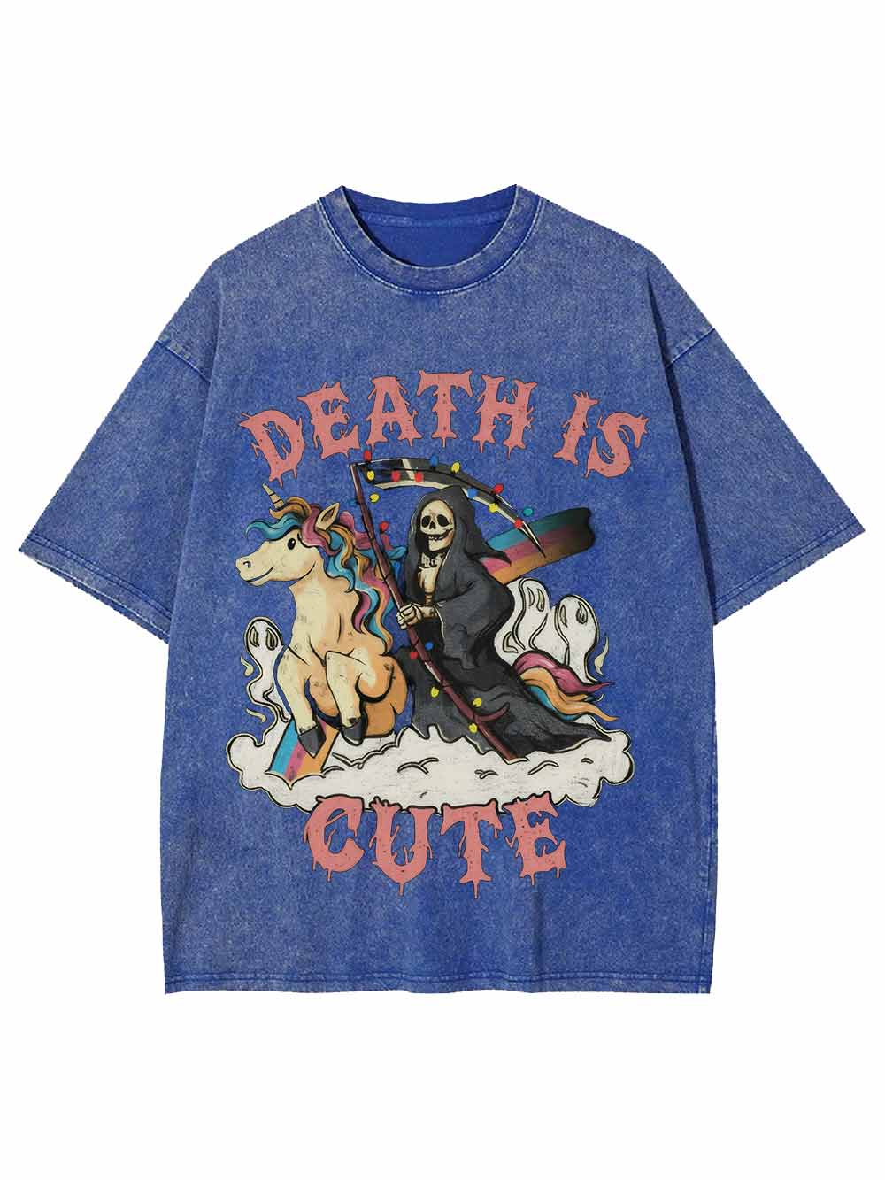 Death Is Cute Washed Tshirt