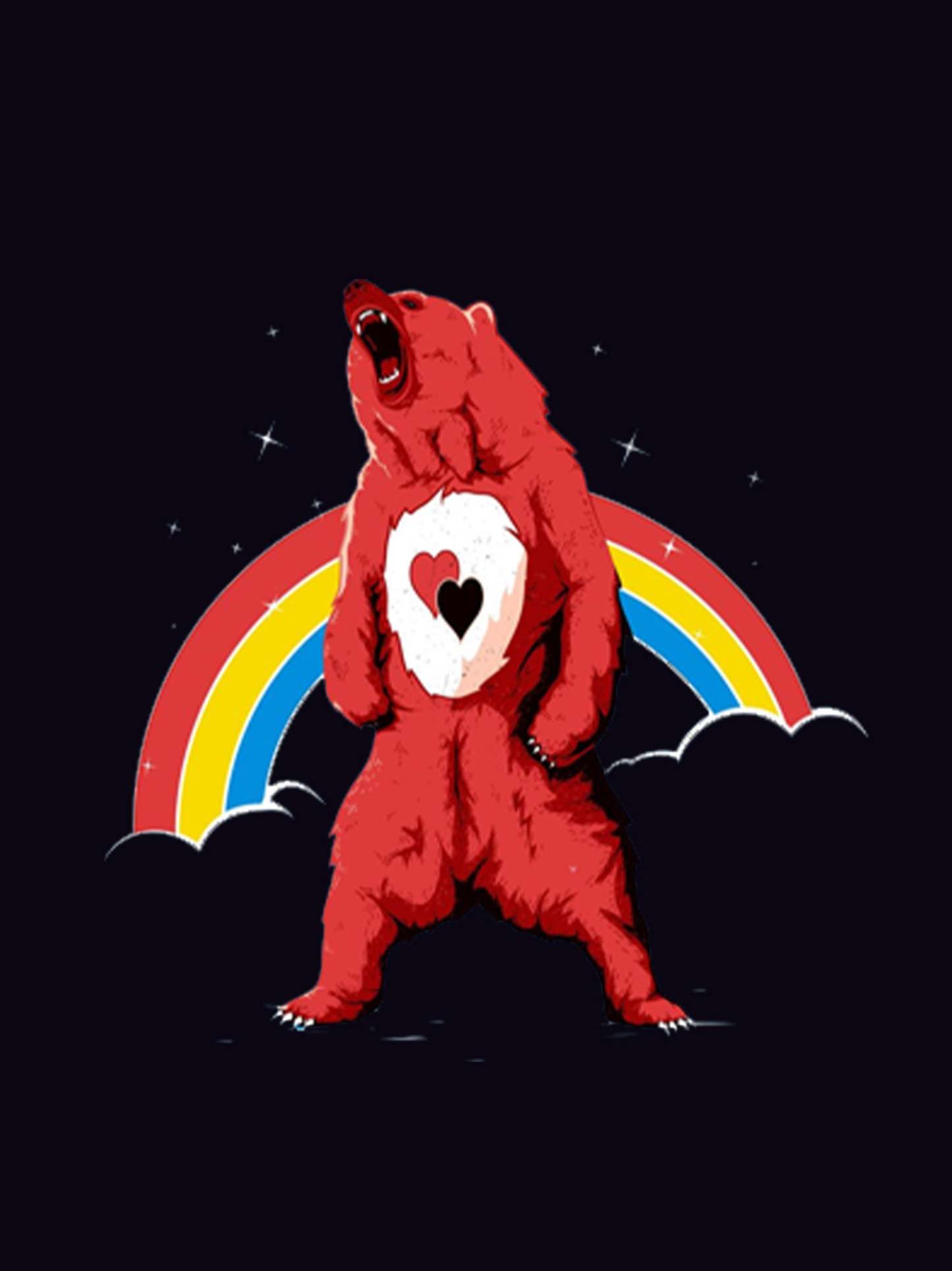 Real Care Bear Washed Tshirt
