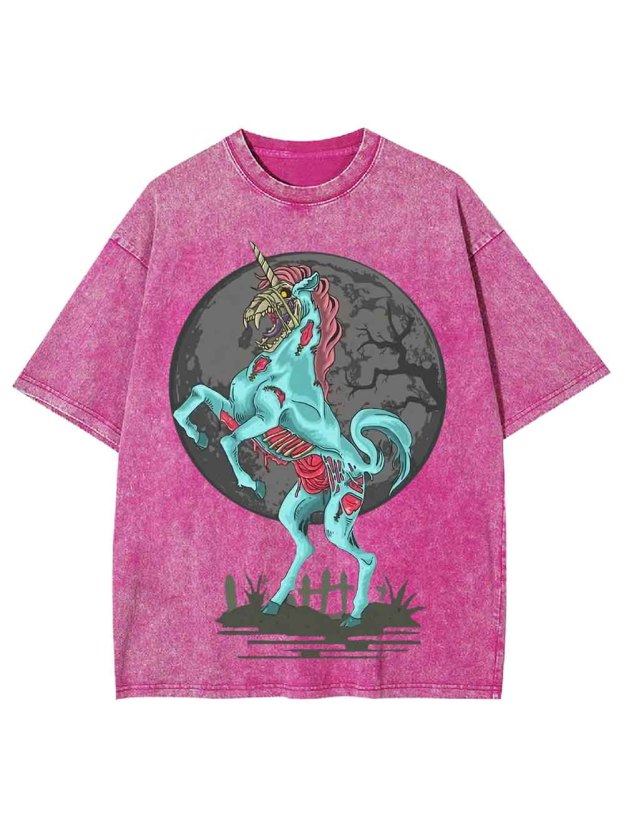Lunar Unicorn Washed Tshirt