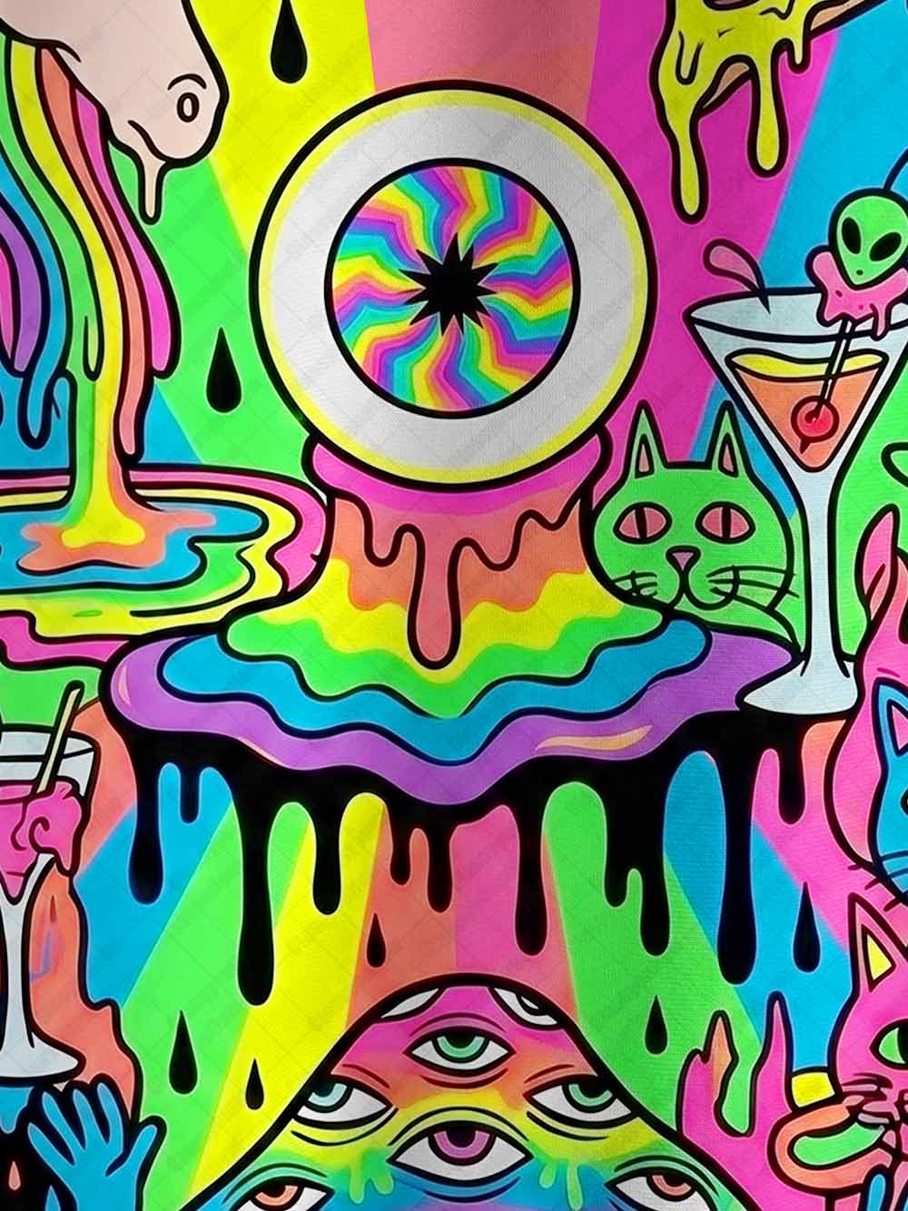 TRIPPY DREAMLAND ECO OVERSIZED GRAPHIC TEES