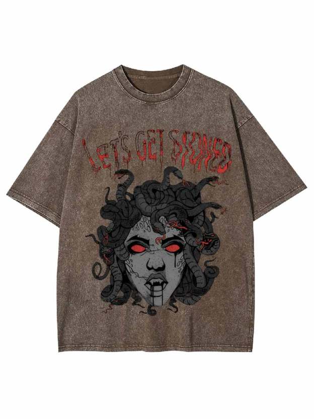 Lets Get Stoned Washed Tshirt