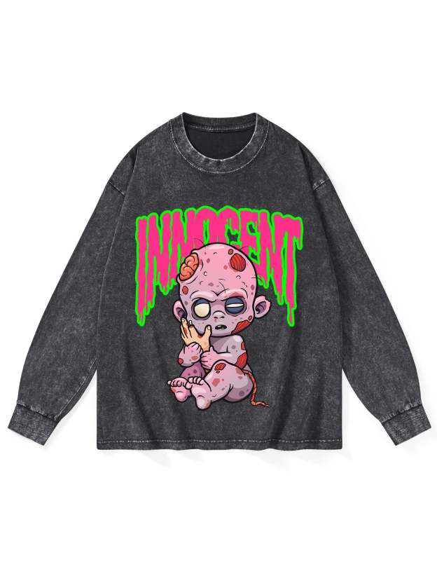 INNOCENT WASHED LONG-SLEEVE TSHIRT