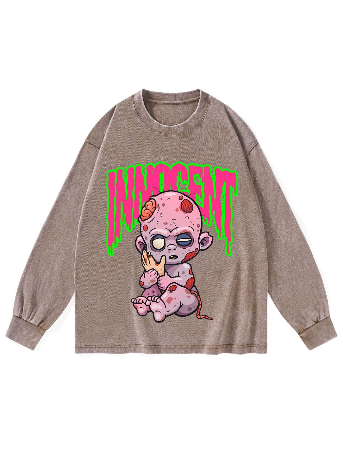 INNOCENT WASHED LONG-SLEEVE TSHIRT