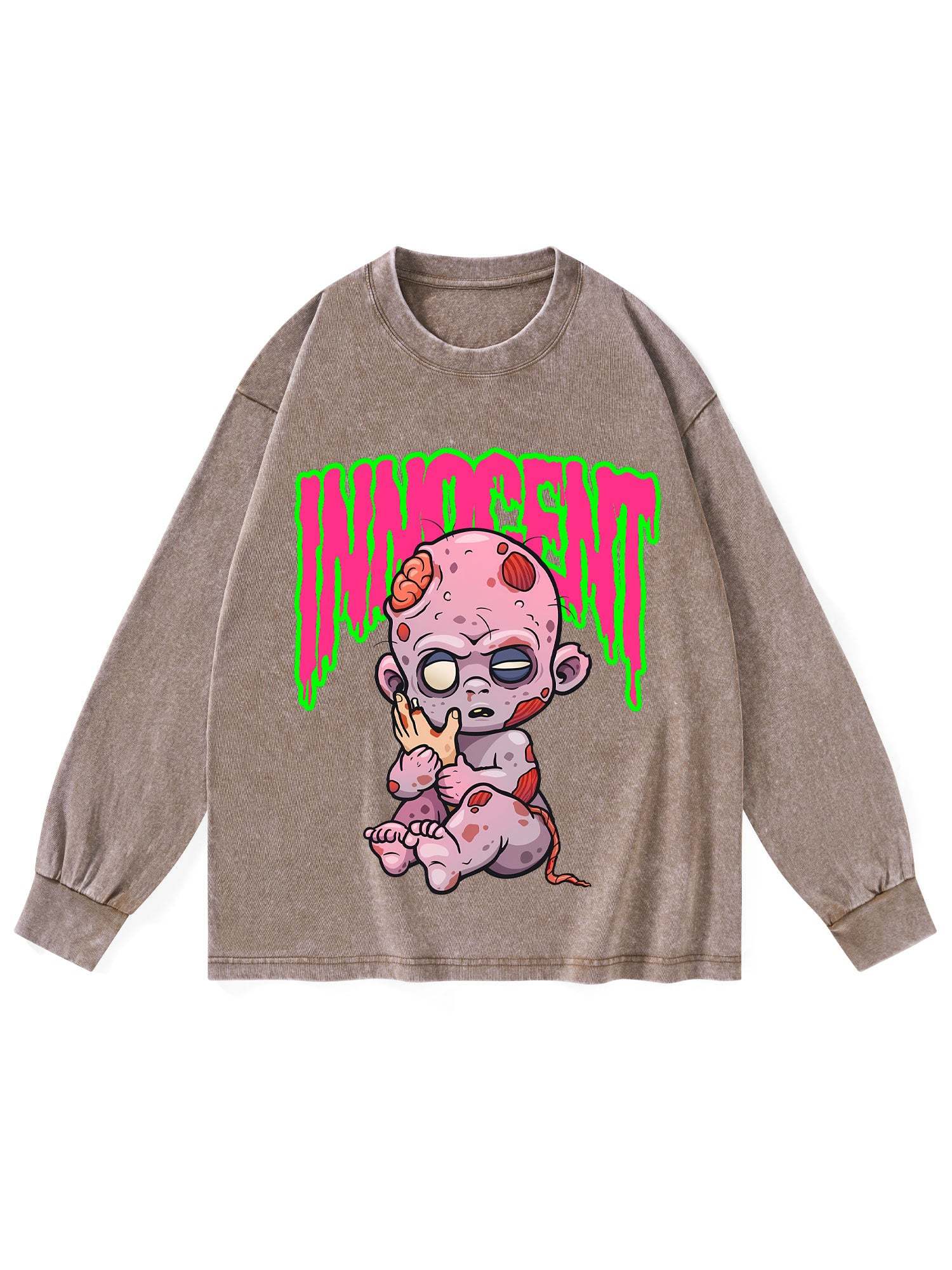 INNOCENT WASHED LONG-SLEEVE TSHIRT