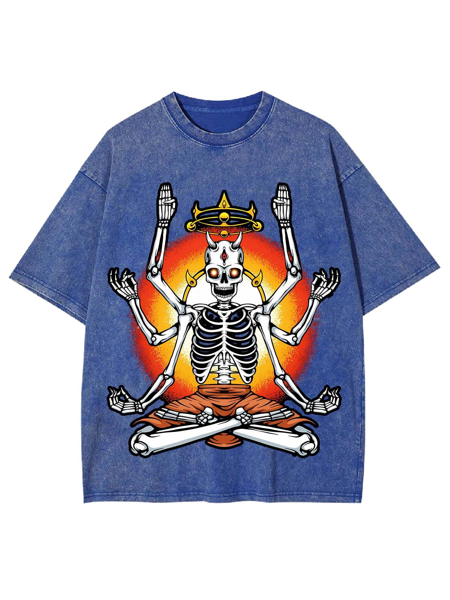 The Enlightened Skeleton Washed Tshirt
