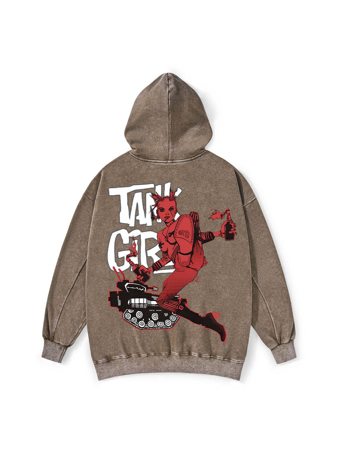TANK GIRL WASHED HOODIE-ClassyOutlaw Sale