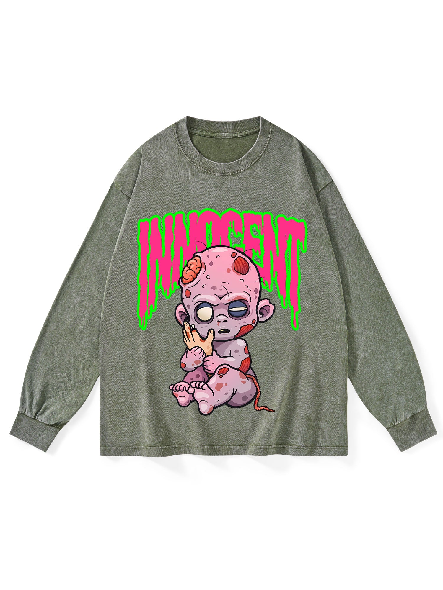 INNOCENT WASHED LONG-SLEEVE TSHIRT