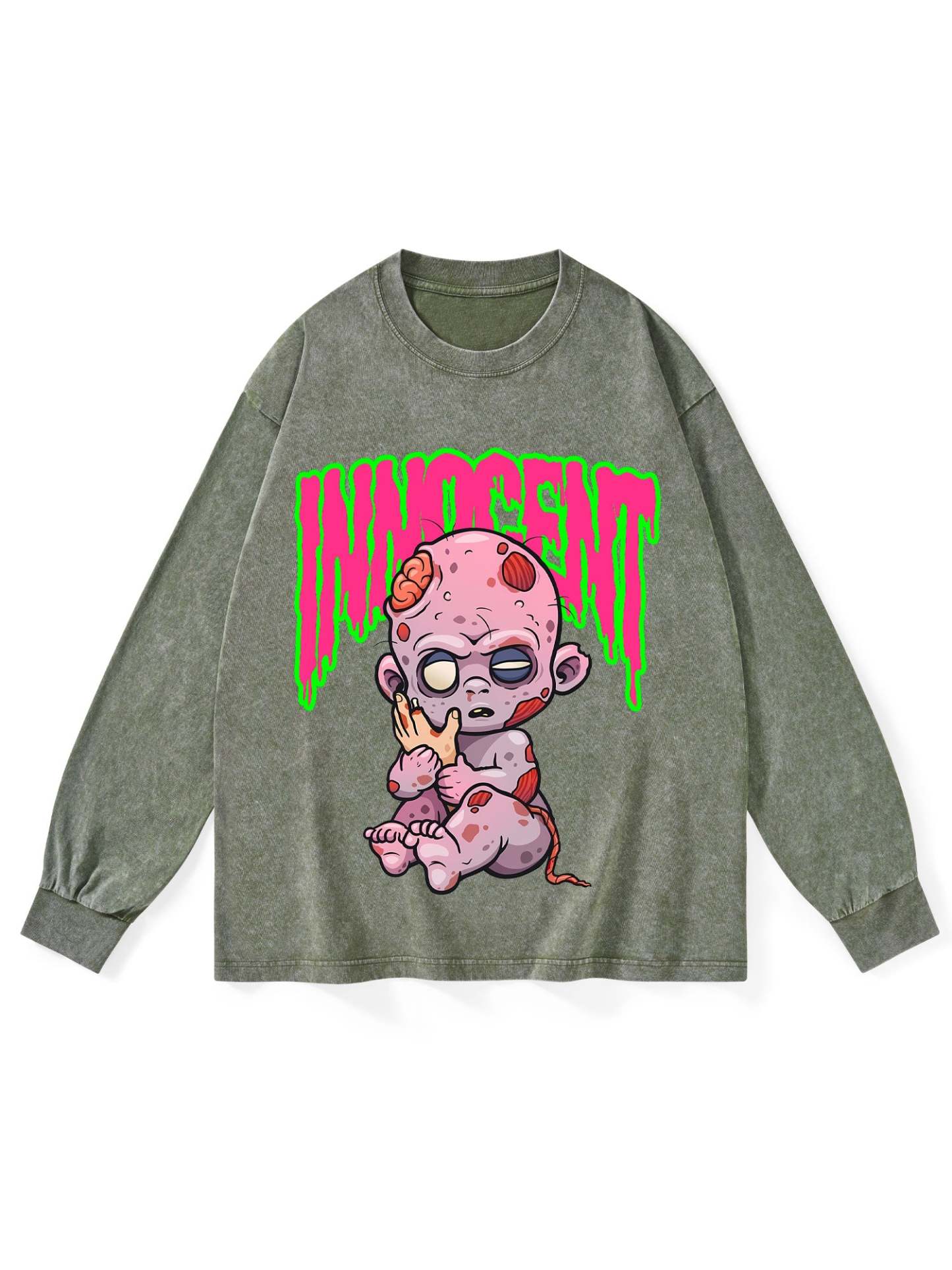 INNOCENT WASHED LONG-SLEEVE TSHIRT