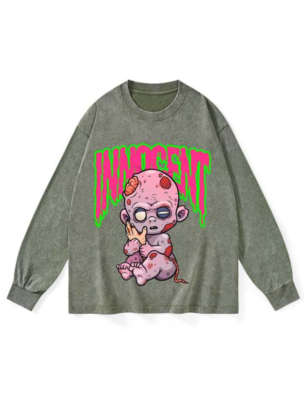 INNOCENT WASHED LONG-SLEEVE TSHIRT