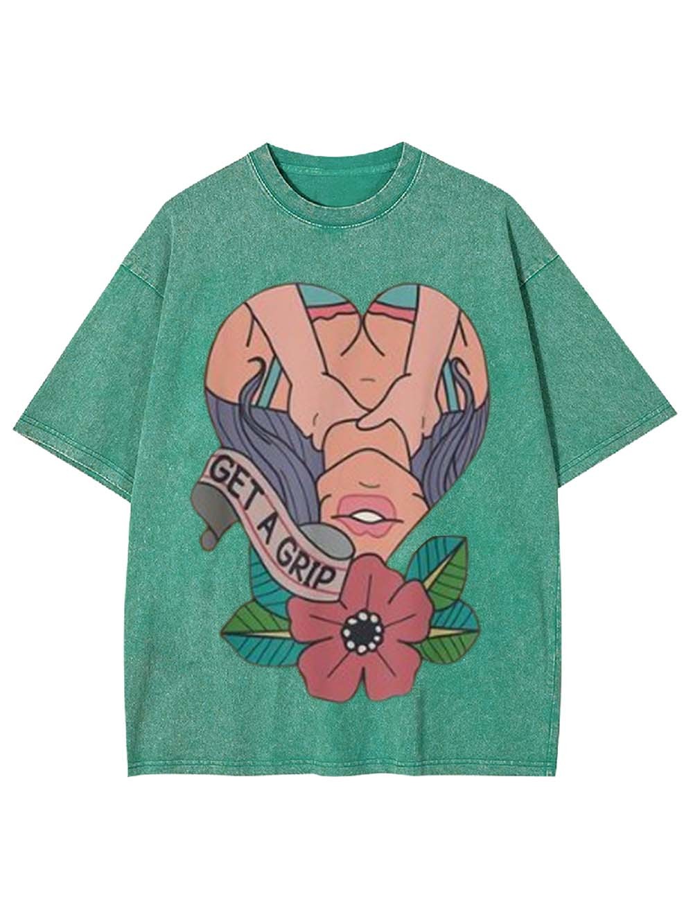 Get A Grip Washed Tshirt