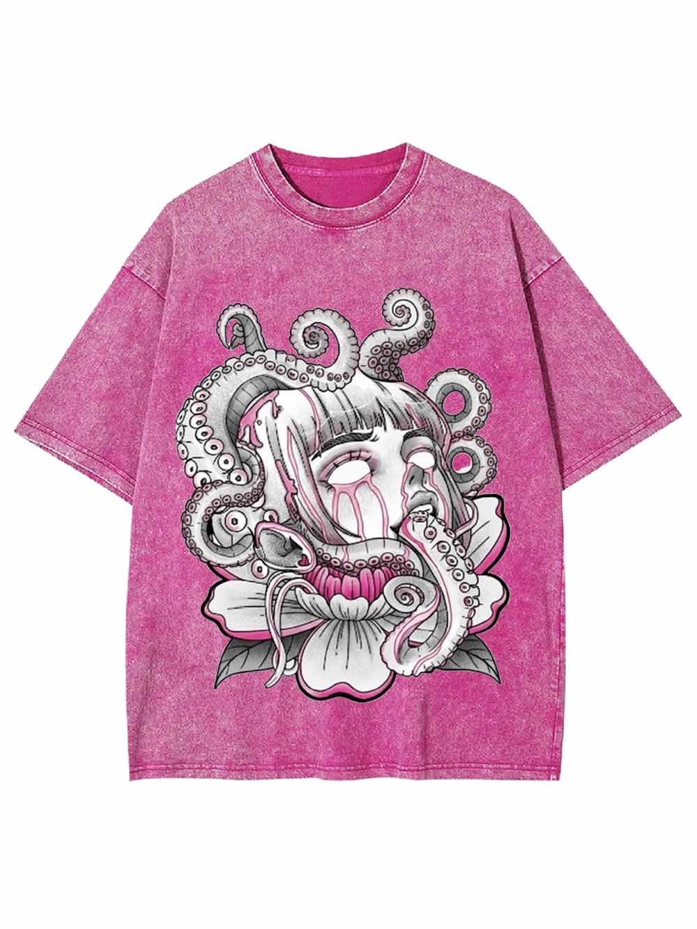 Tentacle Flower Dream Washed Tshirt