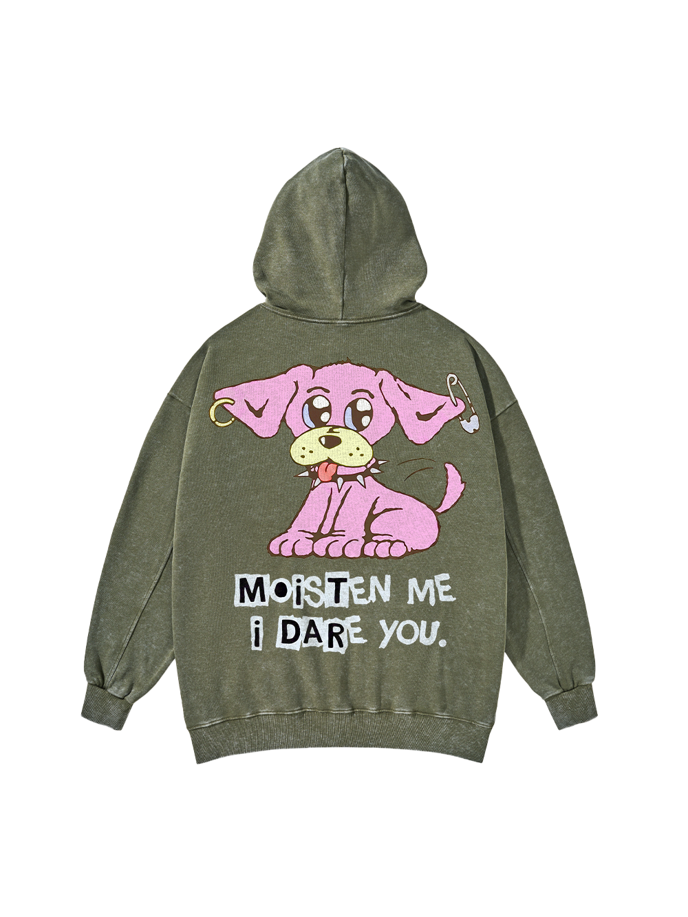 MOISTEN ME WASHED HOODIE