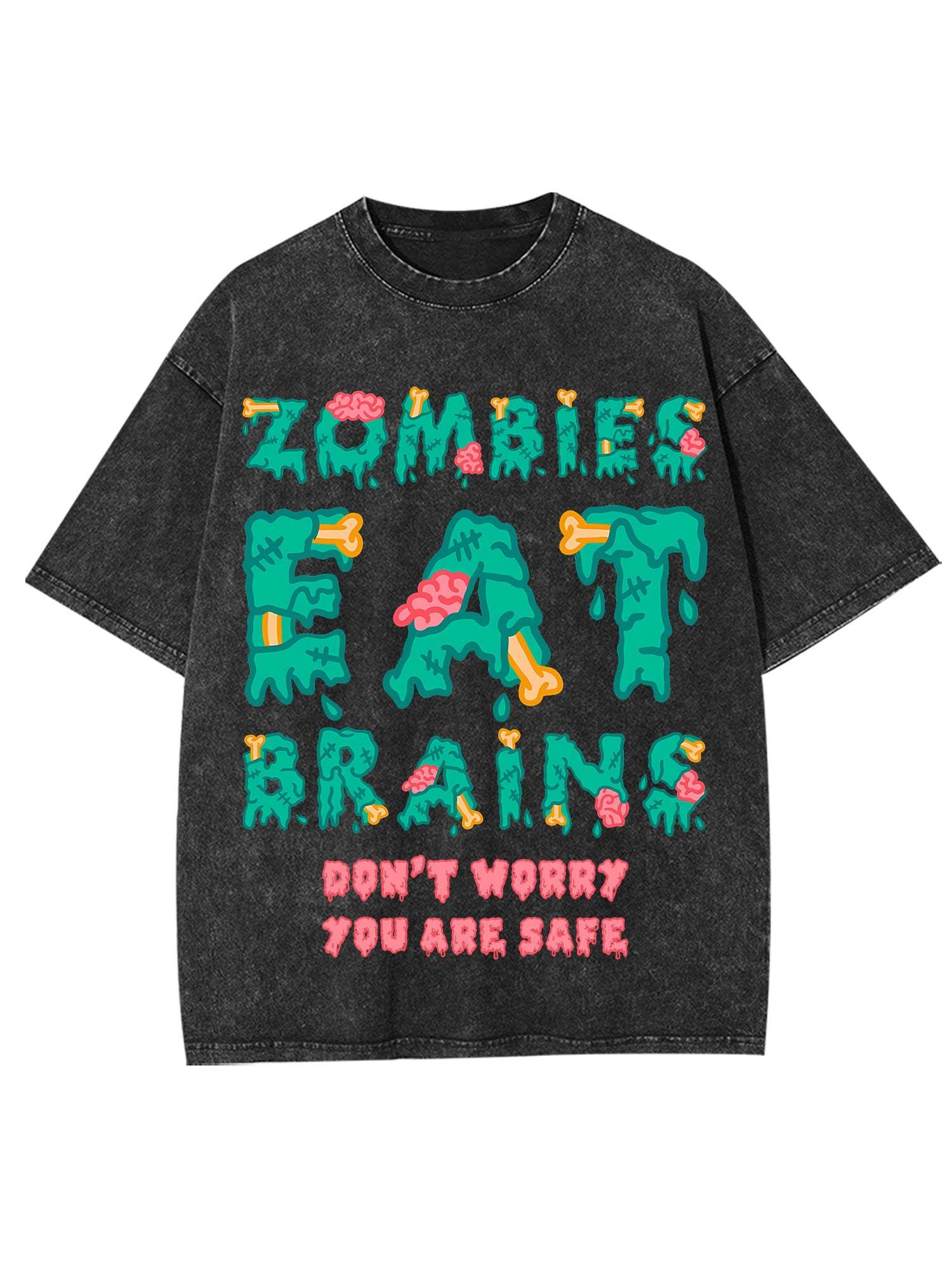 You Are Safe Washed Tshirt