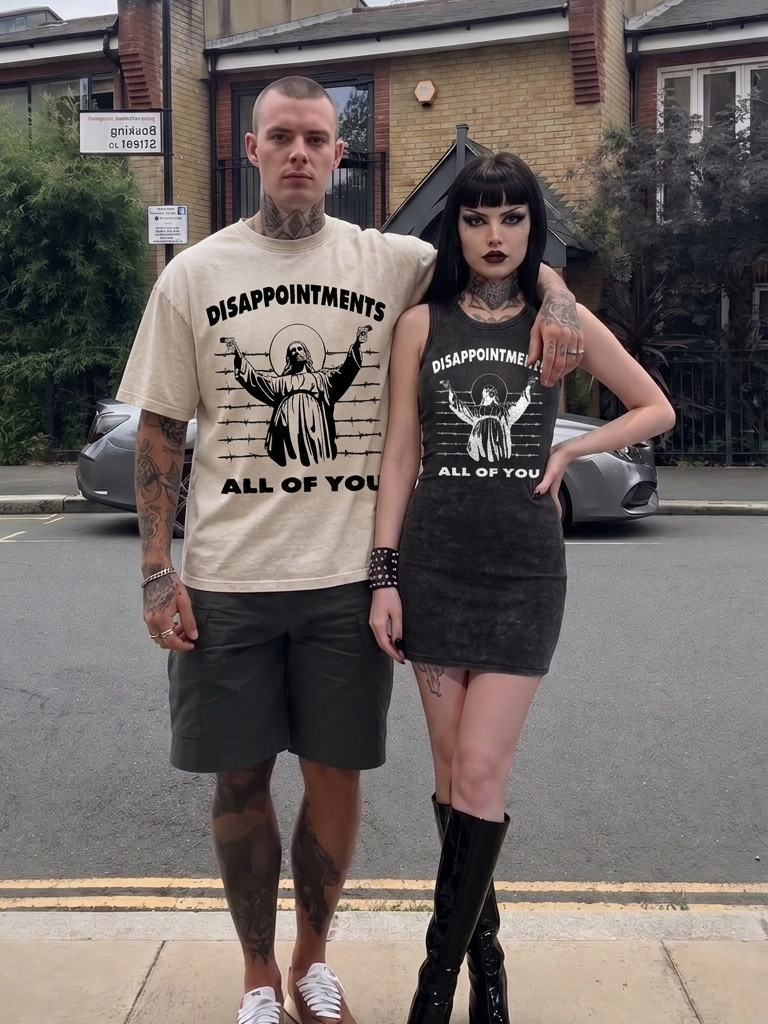 DISAPPOINTMENTS ALL OF YOU VINTAGE BODYCON TANK DRESS