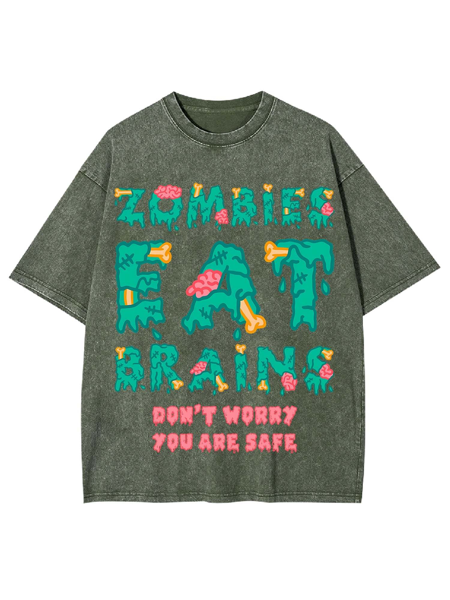 You Are Safe Washed Tshirt