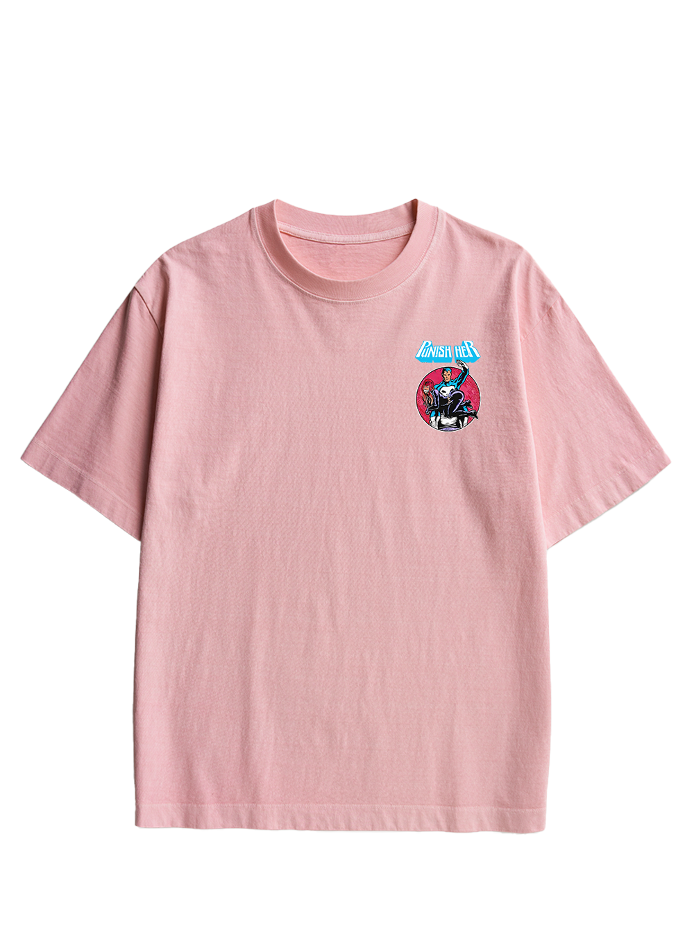 PUNISH HER DOUBLE SIDED PRINT WASHED TSHIRT