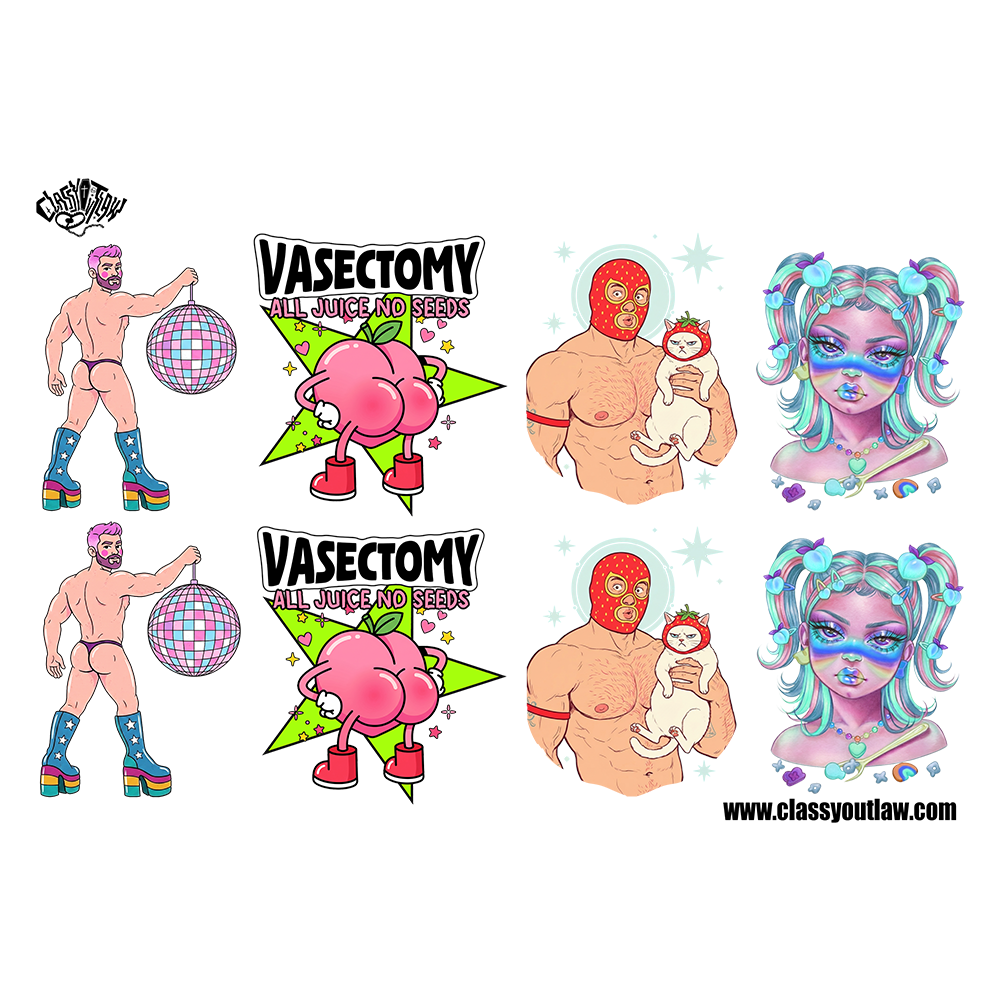 KINKY FUN TEMPORARY TATTOOS