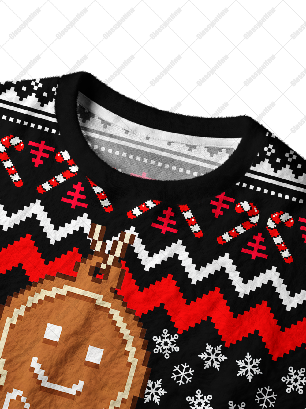 GINGER BREAK UGLY CHRISTMAS SWEATSHIRT