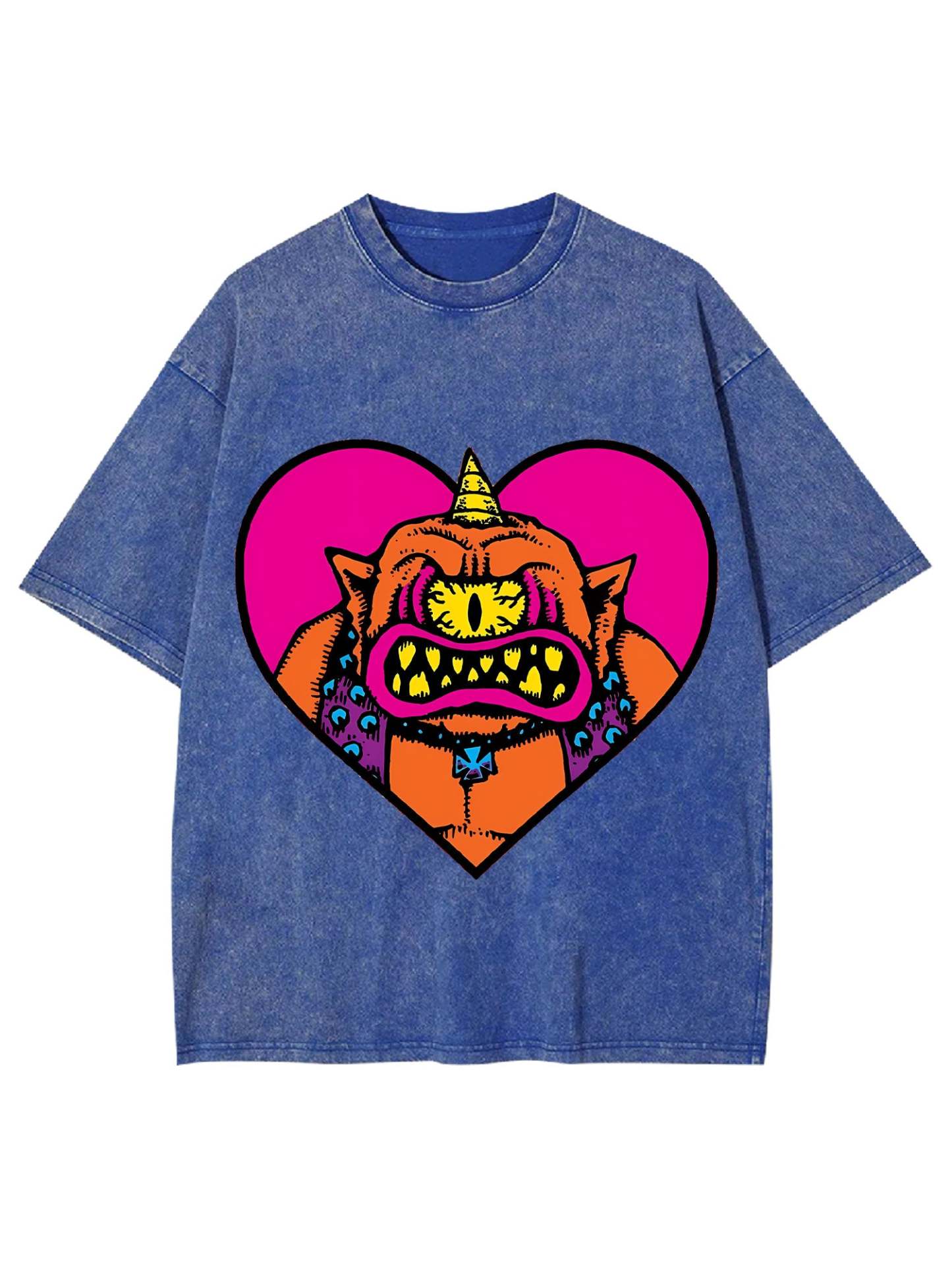 The Punk Cyclops Washed Tshirt-ClassyOutlaw Sale