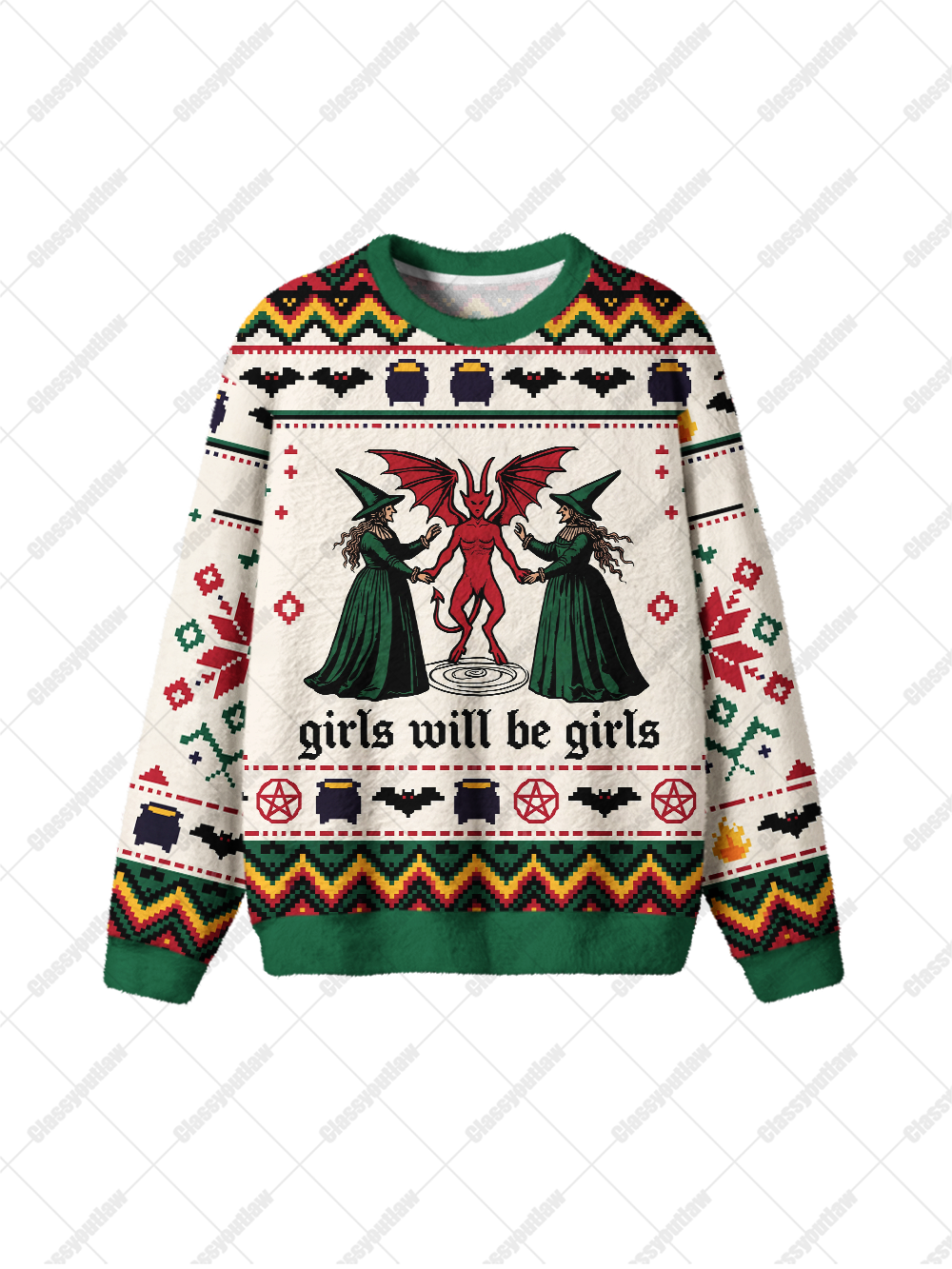 WITCH RITUAL UGLY CHRISTMAS SWEATSHIRT