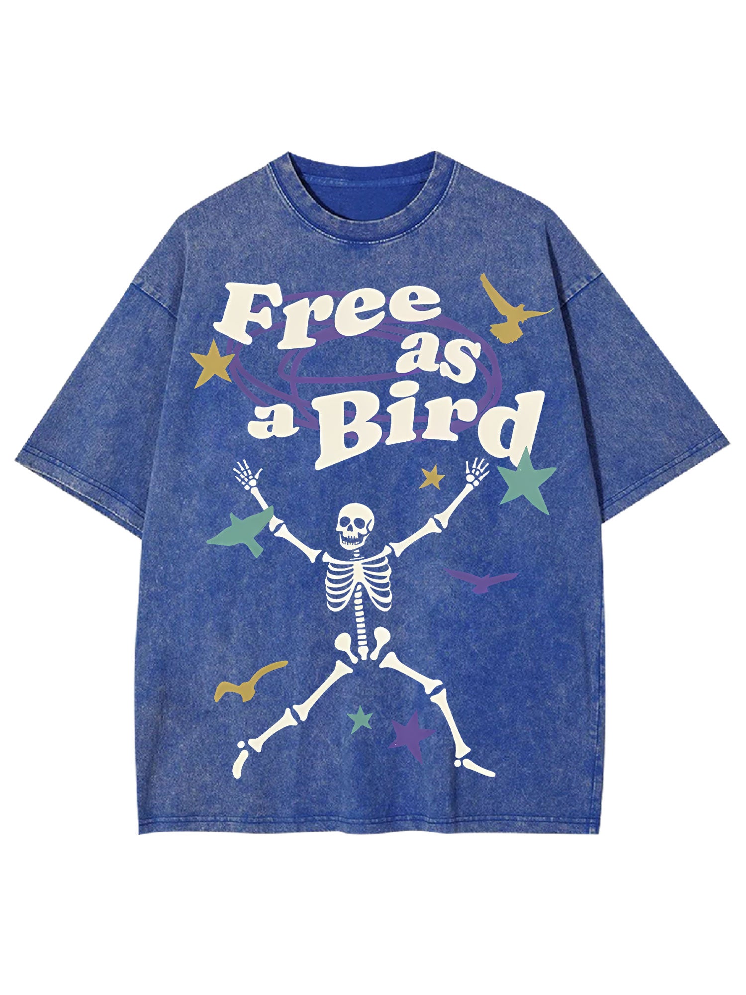 Free As A Bird Washed Tshirt