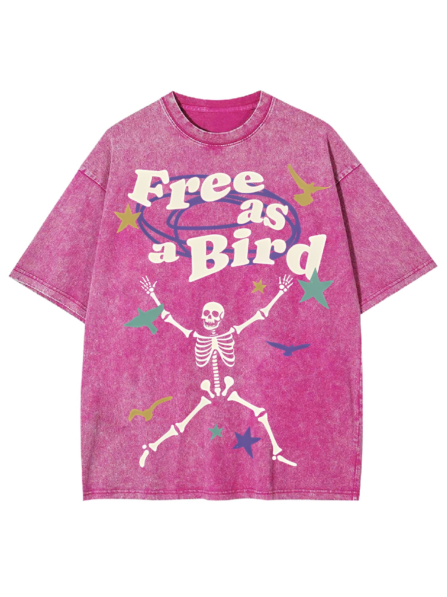 Free As A Bird Washed Tshirt