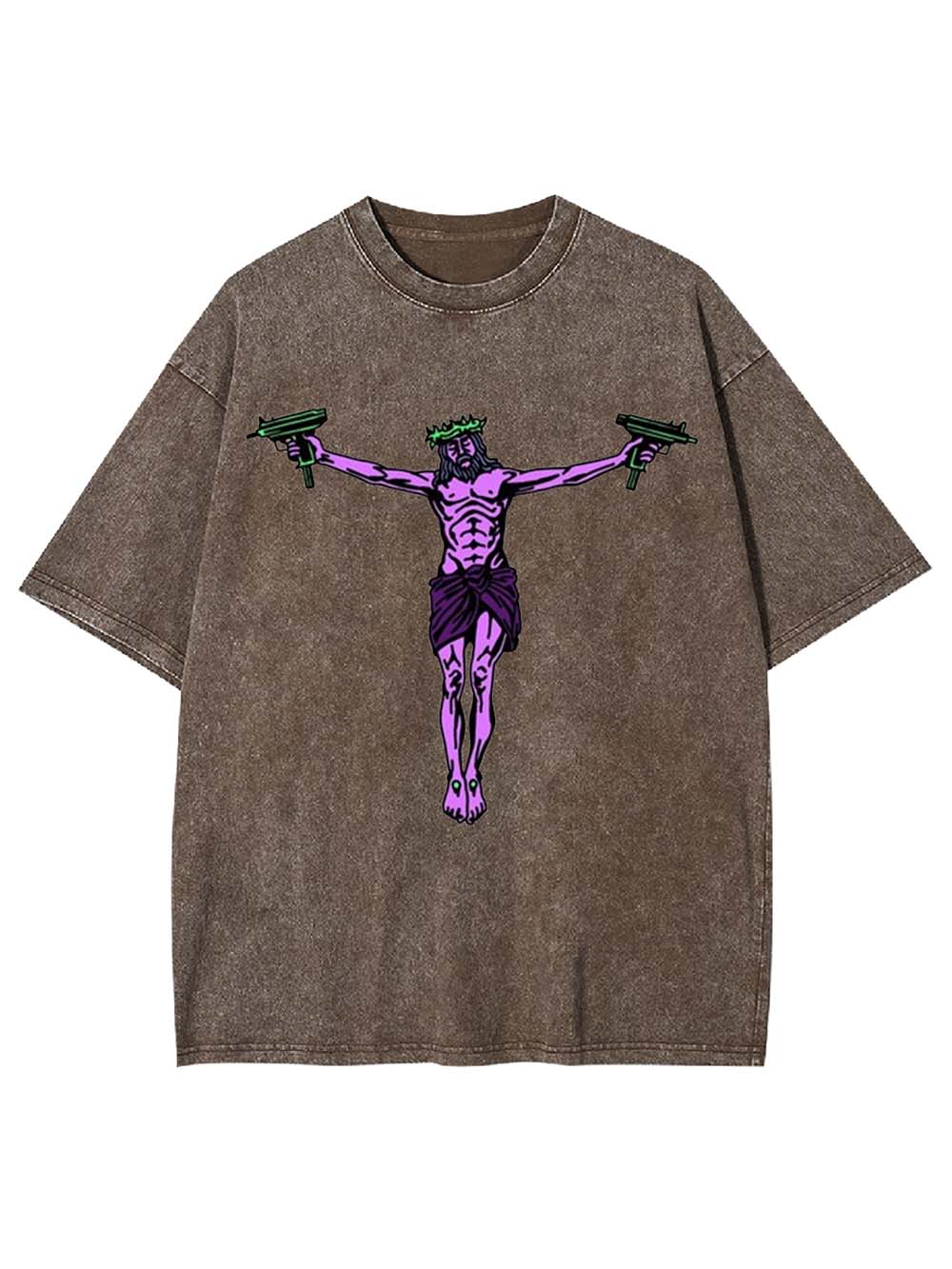 Tommy Gun Jesus Washed Tshirt